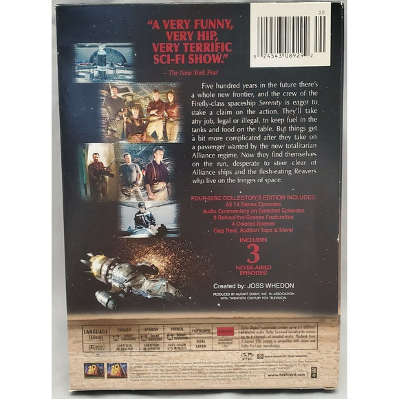 Firefly: The Complete Series (DVD, 2002) - Picture 2 of 5